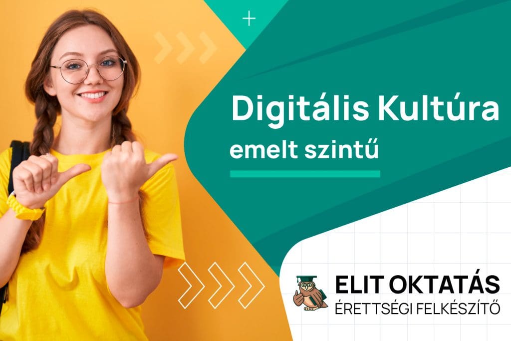 Digitális kultúra érettségi felkészítő emelt szintű borítókép